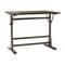 Classic Design Vintage Wood Drafting Table with 42"x 30" Adjustable Top and Pencil Groove - Distressed Black